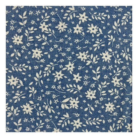 Floral Printed Cotton Chambray Fabric by the Metre image number 2
