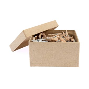 Mini Mache Rectangular Shaped Box 8cm | Hobbycraft