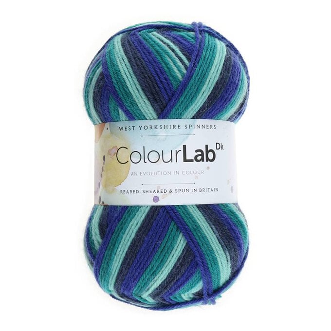 West Yorkshire Spinners Frosty Blues ColourLab DK Yarn 100g image number 1