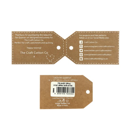 Ship Ahoy Cotton Fat Quarters 5 Pack image number 9