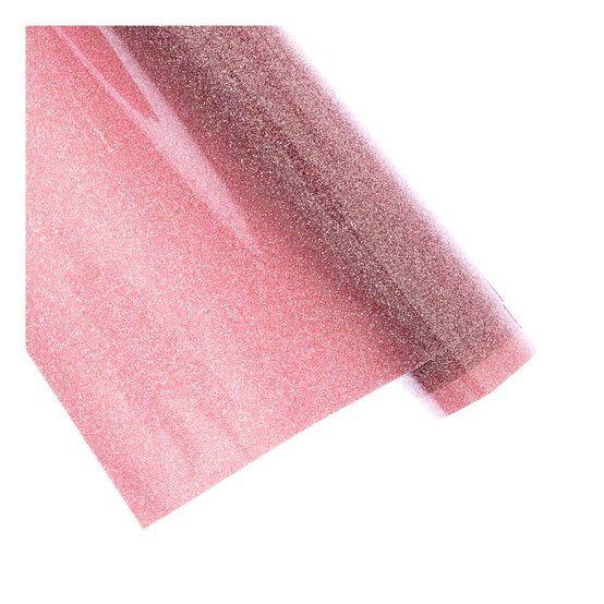 Siser Rose Gold Glitter Heat Transfer Vinyl 30cm x 50cm image number 2