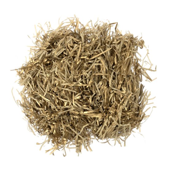 Gold Shredded Tissue Paper 50g image number 1