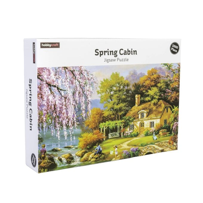 Spring Cabin Jigsaw Puzzle 1000 Pieces image number 1