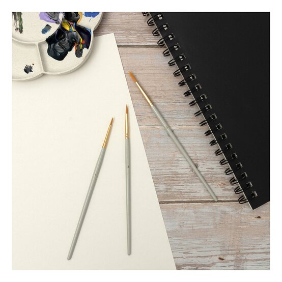 Craft Wooden Brush Set 3 Pack