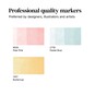 Winsor & Newton Pastel Tones 2 Promarkers 3 Pack image number 4