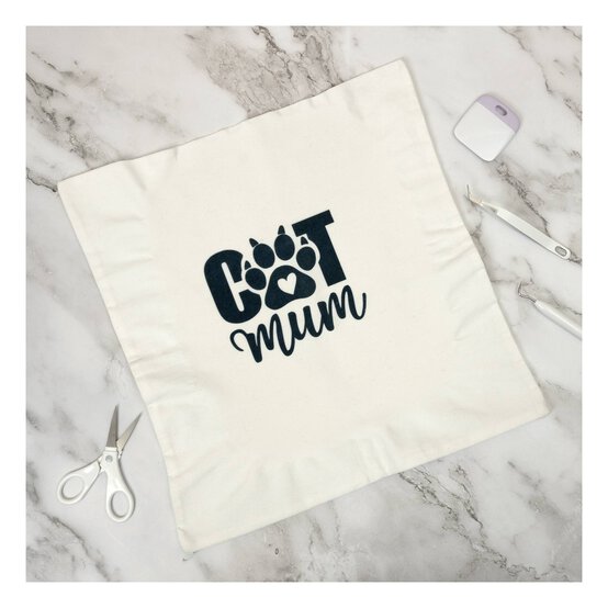 White Canvas Cushion Cover 45cm x 45cm image number 2