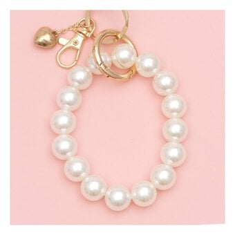 Pearl Charm Keyring