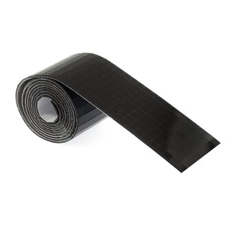 Black Mosaic Mirror Roll 1m