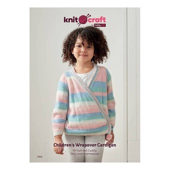Knitcraft Children’s Wrapover Cardigan Digital Pattern 0213