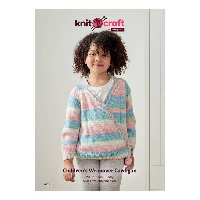 Knitcraft Children’s Wrapover Cardigan Digital Pattern 0213 image number 1