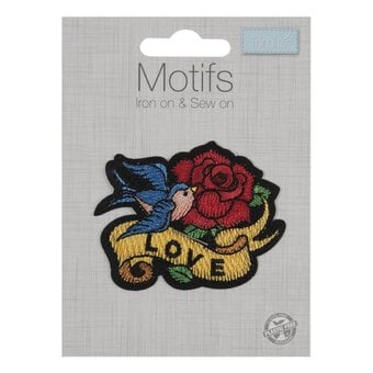 Trimits Love Rose Iron-On Patch image number 2