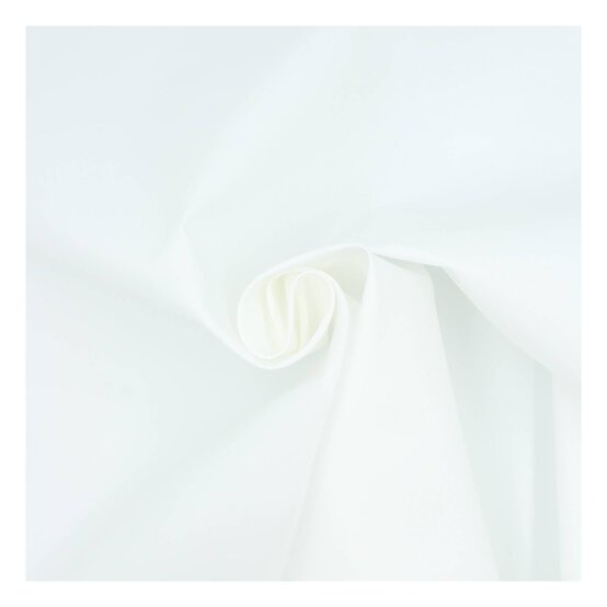 White PU Fabric by the Metre image number 1