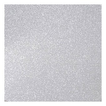 Silver Glitter Effect Card A4 16 Sheets