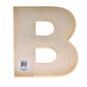 Wooden Fillable Letter B 22cm image number 2