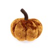 Orange Sparkle Velvet Pumpkin 9cm