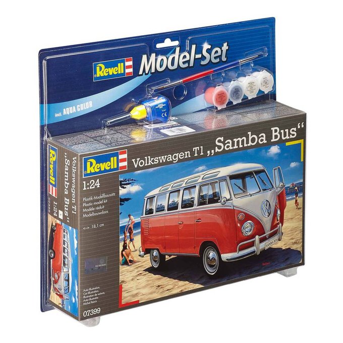 Revell VW T1 Samba Bus Model Kit image number 1