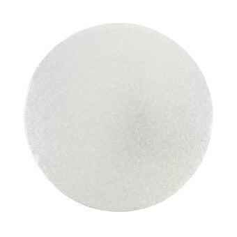 Silver Round Double Thick Card Cake Board 10 Inches