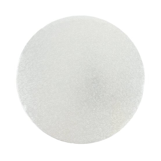 Silver Round Double Thick Card Cake Board 10 Inches image number 1