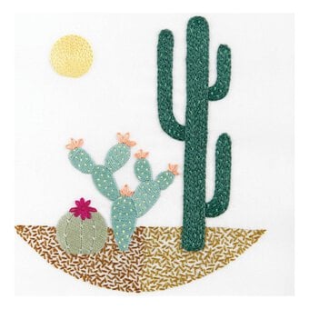 FREE PATTERN DMC Desert Landscape Embroidery 0080