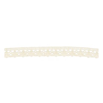Cream 25mm Cotton Lace Trim by the Metre
