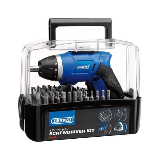 Draper Cordless Li-ion Screwdriver Kit image number 6