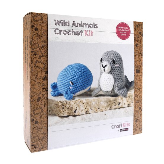 Wild Animals Crochet Kit  image number 1