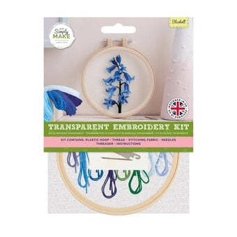 Bluebell Transparent Embroidery Kit