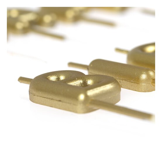 Whisk Gold Happy Birthday Candles 13 Pack image number 5