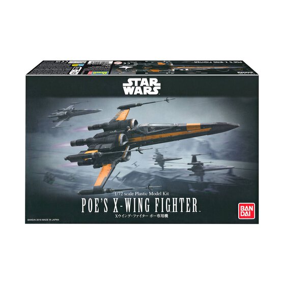 Revell Bandai Poe&rsquo;s X-Wing Fighter Model Kit 1:72 image number 1