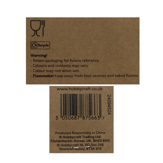 Gold and White Striped Treat Bags 50 Pack image number 5