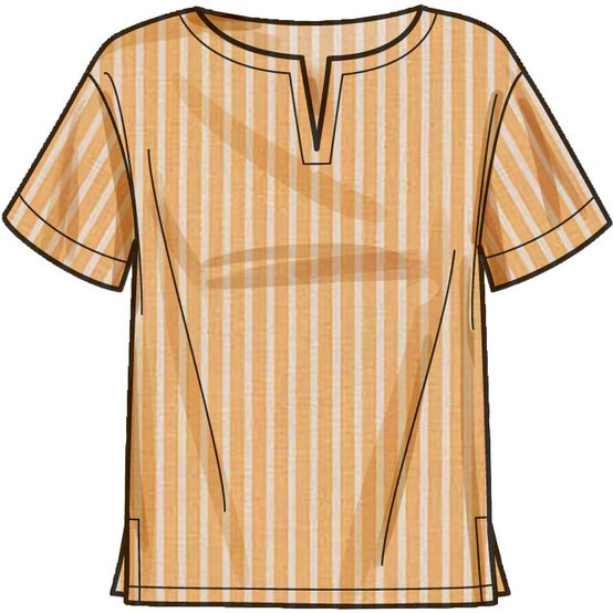 Simplicity Tops in Two Lengths Sewing Pattern S9274 (6-14) image number 5