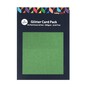 Green and Red Glitter Card A4 16 Pack image number 3
