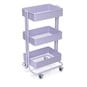 Lilac Three Tier Storage Trolley image number 1