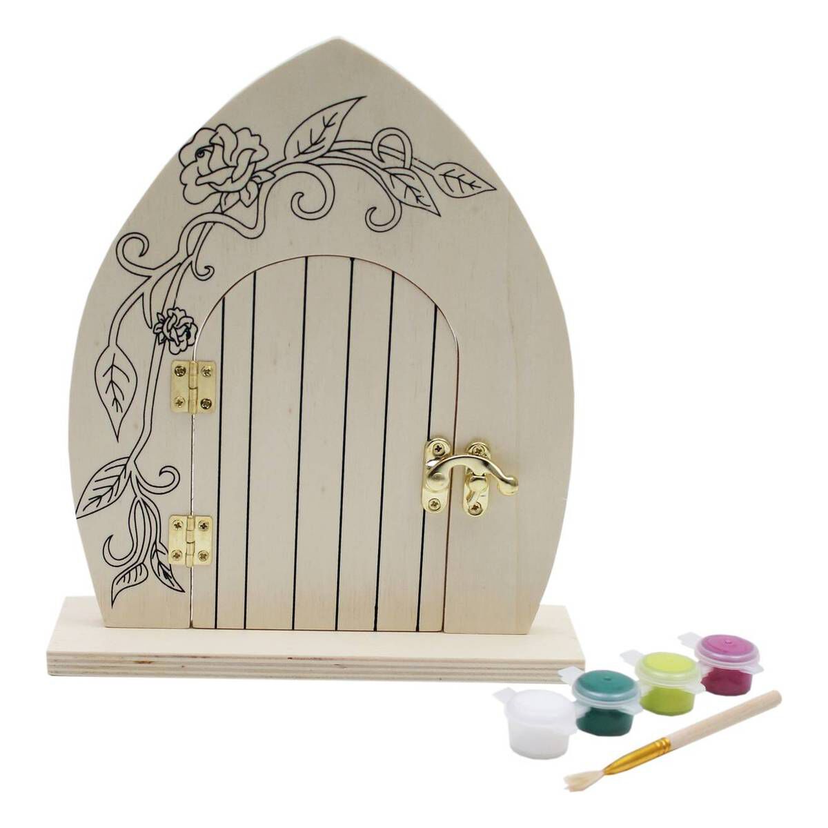 Paint Your Own Wooden Fairy Door Hobbycraft