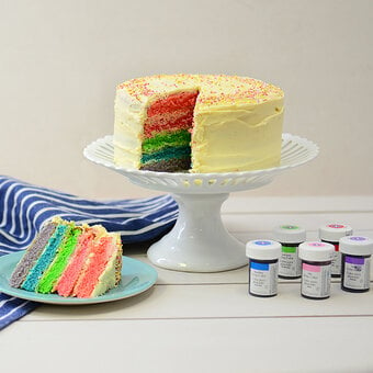 How to Make a Rainbow Layer Cake