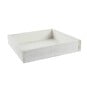 White Wash Wooden Tray 20cm x 20cm x 4cm image number 1