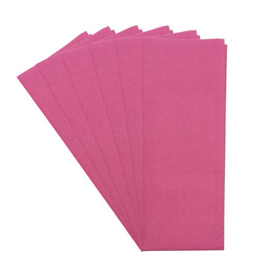 Hot Pink Tissue Paper 50cm x 75cm 6 Pack image number 1