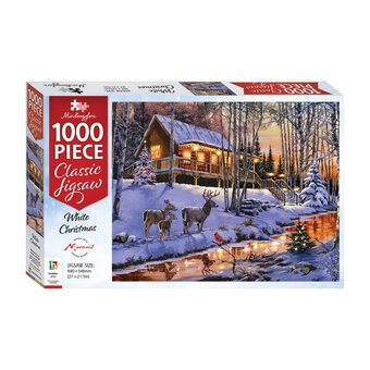 Mindbogglers White Christmas Jigsaw Puzzle 1000 Pieces