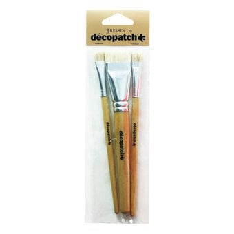 Decopatch Silk Brushes 3 Pack