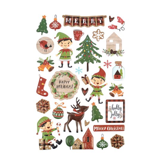 Happy Holidays Pop-Up Stickers image number 1