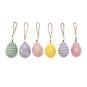 Hanging Wooden Eggs 6 Pack  image number 2