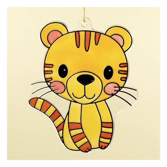Tiger Plastic Suncatcher image number 5