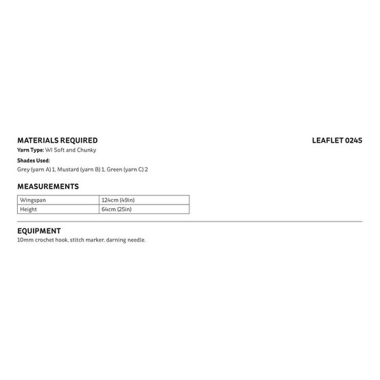 Knitcraft Stitch Detail Crochet Scarf Digital Pattern 0245 image number 2