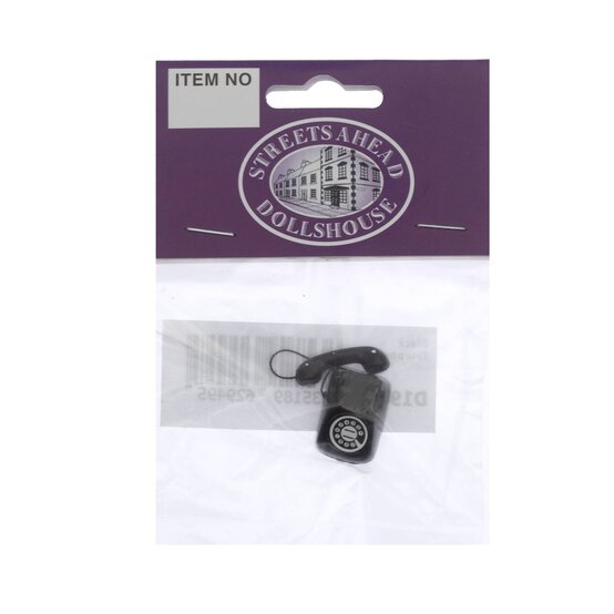 Doll&rsquo;s House Black Telephone image number 4