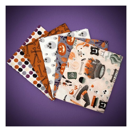 Halloween Witch Fat Quarters 5 Pack image number 1