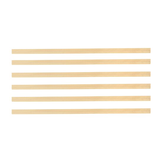 Doll&rsquo;s House Unpainted Light Wood Skirting Boards 6 Pack image number 3