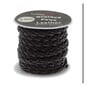 Brown Braided Faux Leather 2.5m image number 1
