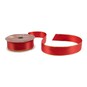 Red and Gold Satin Ribbon 18mm x 3m image number 1