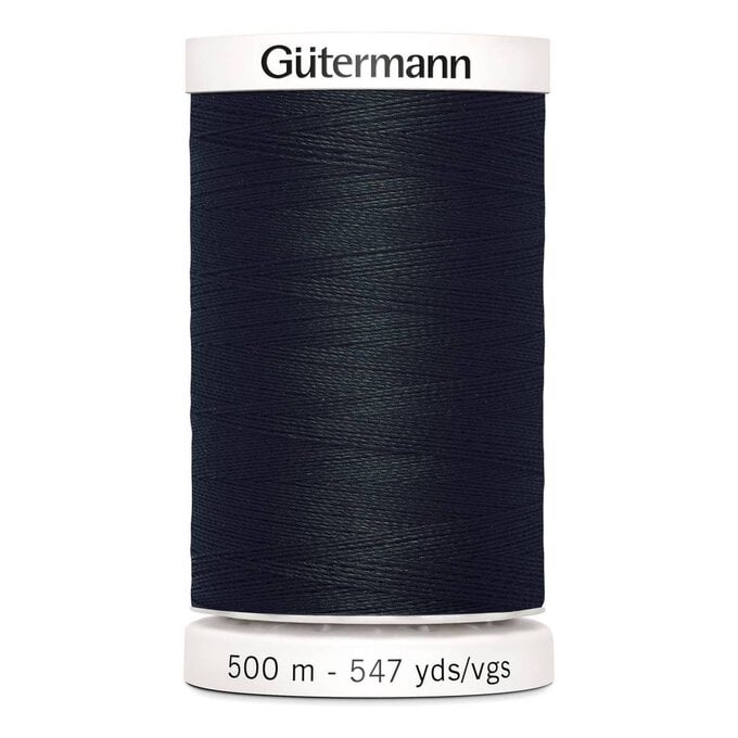 Gutermann Black Sew All Thread 500m (0) image number 1