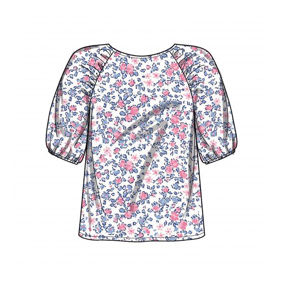 New Look Women's Top Sewing Pattern 6708 (8-18) image number 4
